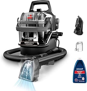 BISSELL SpotClean HydroSteam, Aspiradora de Agua Tapicería, Lava Aspiradora con Tecnología HydroSteam, Modo de Vaporeta, Limpiador para Alfombras, Tapicería, Sofá & Auto, Motor Potente de 1000W, 3689N 1 BISSELL SpotClean HydroSteam, Aspiradora de Agua Tapicería, Lava Aspiradora con Tecnología HydroSteam, Modo de Vaporeta, Limpiador para Alfombras, Tapicería, Sofá & Auto, Motor Potente de 1000W, 3689N