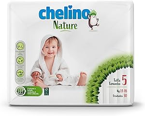 Chelino Nature Pañal Infantil Talla 5 (13-18 kg), 180 Pañales: La mejor opción para tu bebé 1 Chelino Nature Pañal Infantil Talla 5 (13-18 kg), 180 Pañales: La mejor opción para tu bebé