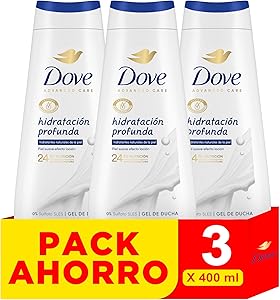 Dove Advanced Care Gel De Ducha Hidratación Profunda Hidratantes Naturales, 3 x 400 ml: ¿La mejor opción para tu piel? 1 Dove Advanced Care Gel De Ducha Hidratación Profunda Hidratantes Naturales, 3 x 400 ml: ¿La mejor opción para tu piel?
