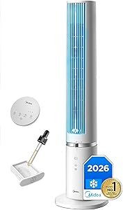 Ventilador Torre Midea con Mando a Distancia de 4 Velocidades 1 Ventilador Torre Midea con Mando a Distancia de 4 Velocidades