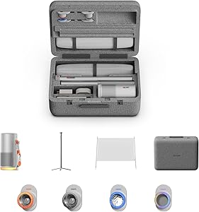 XGIMI MoGo 4 Laser Proyector Kit para Exteriores, Incluye 4 Filtros, Soporte PowerBase con Batería, Pantalla de 70" 1 XGIMI MoGo 4 Laser Proyector Kit para Exteriores, Incluye 4 Filtros, Soporte PowerBase con Batería, Pantalla de 70"