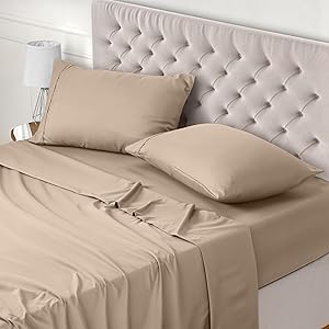 Utopia Bedding Juego de Sabanas 4 Piezas 160x200 - Poliéster Microfibra