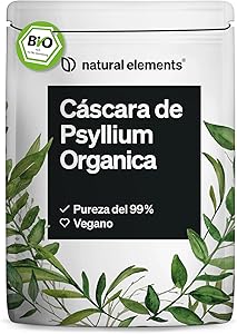 Cáscara de psyllium ecológico 500g - Fabricado en Alemania - 99% pureza superior - Fibra natural sin gluten ni aditivos - Apoya la digestión - Certificado ecológico y vegano 1 Cáscara de psyllium ecológico 500g - Fabricado en Alemania - 99% pureza superior - Fibra natural sin gluten ni aditivos - Apoya la digestión - Certificado ecológico y vegano