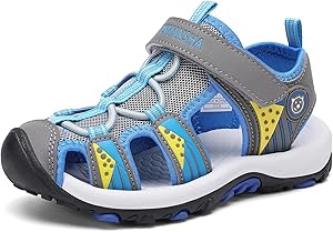 Sandalias de Verano para Niños con Puntera Cerrada Resistentes y Cómodas 1 Sandalias de Verano para Niños con Puntera Cerrada Resistentes y Cómodas
