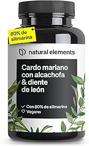 Complejo de cardo mariano, alcachofa y diente de león - 120 cápsulas - Alta