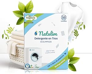 Detergente en Tiras para Lavadora Natulim - 50 Lavados