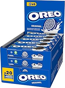 Oreo Original Galletas de Chocolate Rellenas de Crema Sabor Vainilla, 66 g All Ofertas Outlet Oreo Original Galletas de Chocolate Rellenas de Crema Sabor Vainilla, 66 g