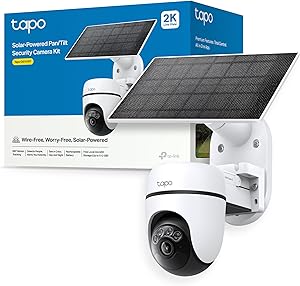 Tapo C610 Kit - Cámara de Vigilancia 360º con Panel Solar y Batería, 2K 3MP, Detección IA Gratuita, Batería 6700 mAh, Seguimiento de Movimiento, Visión Nocturna a Color 1 Tapo C610 Kit - Cámara de Vigilancia 360º con Panel Solar y Batería, 2K 3MP, Detección IA Gratuita, Batería 6700 mAh, Seguimiento de Movimiento, Visión Nocturna a Color