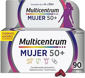 Multicentrum Mujer 50+: La guia ULTIMATE de complementos alimenticios multivitamínicos y multiminerales para mujeres 50+ 1 Multicentrum Mujer 50+: La guia ULTIMATE de complementos alimenticios multivitamínicos y multiminerales para mujeres 50+
