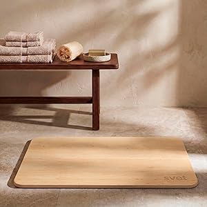 Svet - Alfombra Diatomita Baño - Secado Rápido y Ultra Absorbente, Antideslizante, Antibacteriana y Antihongos, Alfombrilla Baño Diatomita de Piedra. (Haya) 6 Svet - Alfombra Diatomita Baño - Secado Rápido y Ultra Absorbente, Antideslizante, Antibacteriana y Antihongos, Alfombrilla Baño Diatomita de Piedra. (Haya)