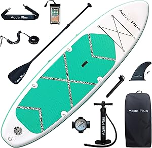 Aqua Plus Sup Inflable de 15cm de Grosor para Todos los Niveles de Habilidad, Paleta Ajustable, Bomba, Mochila de Viaje ISUP, Tabla de Remo Inflable para jóvenes y Adultos 5 Aqua Plus Sup Inflable de 15cm de Grosor para Todos los Niveles de Habilidad, Paleta Ajustable, Bomba, Mochila de Viaje ISUP, Tabla de Remo Inflable para jóvenes y Adultos