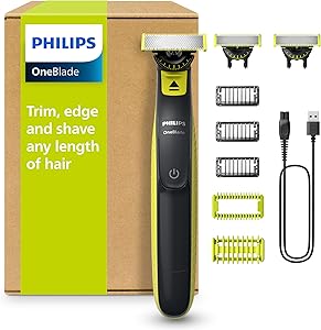 Philips OneBlade 360 Auténtico Barbero, afeitadora y recortadora eléctrica