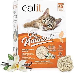 Arena Guisantes Natural para Gatos, Aroma Vainilla 5.6 kg - Catit Go 7 Arena Guisantes Natural para Gatos, Aroma Vainilla 5.6 kg - Catit Go