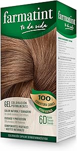 Farmatint 6D Rubio Oscuro Dorado. Tinte permanente. Cabello natural y color