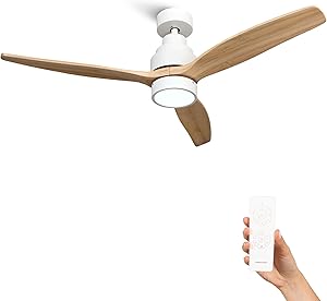 Mellerware - Ventilador de Techo con Mando a Distancia Brizy Bright | 30 W | 6