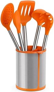 BRA Efficient | Conjunto De 5 Utensilios De Cocina Y Carrusel, Acero INOX,