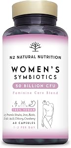 Probioticos Mujer + Flora Intima. 1 capsula/Día para 2 Meses. 50 Mil Millones