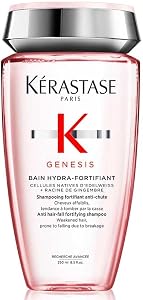 Kérastase Genesis, Champú Fortificante Anticaída, Con Textura En Gel, Limpia y