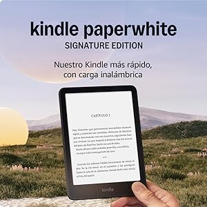 Amazon Kindle Paperwhite Signature Edition | Nuestro Kindle más rápido, con luz
