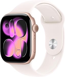 Apple Watch Series 11 GPS con Caja de Aluminio en Oro Rosa de 46 mm y Correa