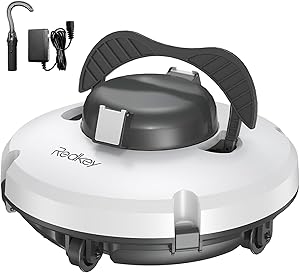 Redkey Upgrade S100 Robot Limpiafondos Piscina Sin Cable, 200 Minutos de