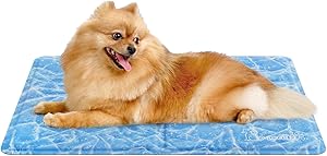 Pecute Alfombra Refrescante para Perros 50 * 65CM,Cama Fria para Perros