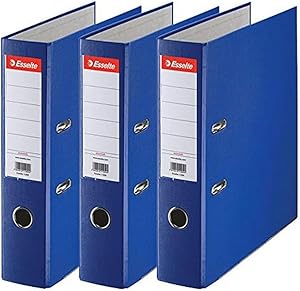 Esselte 624291 - Archivador de Palanca con Anillas Essentials, de PP, Mecanismo