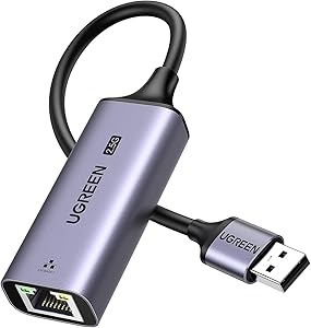 UGREEN 2.5G Adaptador Ethernet USB 3.0 a RJ45, Tarjeta de Red 2500 Mbps All Ofertas Outlet UGREEN 2.5G Adaptador Ethernet USB 3.0 a RJ45, Tarjeta de Red 2500 Mbps
