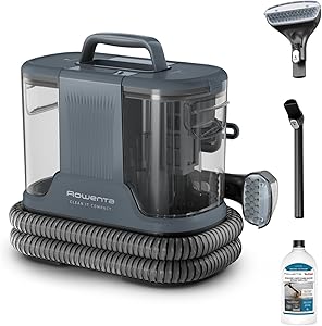 Rowenta Clean It Compact, Aspirador de tapicerías, Limpiador de manchas y