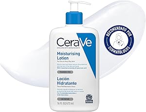 CeraVe Loción Hidratante, Piel Seca a muy Seca, Hidrata y Restaura la Barrera