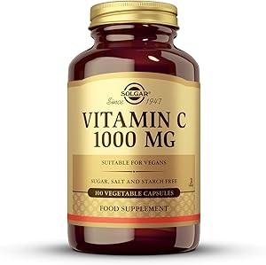 Solgar Vitamina C 1000 mg – 100 Cápsulas Vegetales | Sistema Inmunitario,