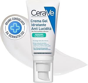 CeraVe Gel-Crema Hidratante Oil Control, Para Piel Mixta a Grasa, Protege,