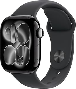 Apple Watch Series 11 GPS con caja de aluminio en negro azabache de 42 mm y