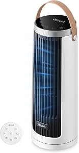 Levoit Ventilador de Torre Compacto Motor DC, Ventilador Ultra Silencioso 20dB,