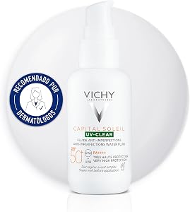 Vichy Líquido Fotoprotector de Uso Diario, Pieles Grasas O con Tendencia
