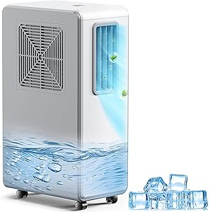 4 en 1 Aire acondicionado portátil,combina funciones de refrigeración,