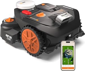 Worx Landroid Vision Cloud WR306E 2WD Robot Cortacésped, Sin Cable Perimetral,