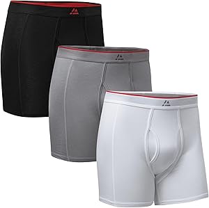 DANISH ENDURANCE Calzoncillos Hombre Boxer de Bambu, con o Sin Bragueta, Suaves