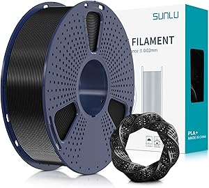 SUNLU Filamento PLA+ 1.75 mm, Filamento para impresora 3D PLA Plus 1KG，Mejora