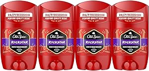 Old Spice Rockstar Desodorante En Barra Para Hombres 4x50 ml, Fresco 24 Horas 1 Old Spice Rockstar Desodorante En Barra Para Hombres 4x50 ml, Fresco 24 Horas