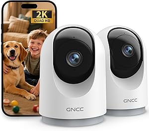 GNCC 2K Camaras Vigilancia Domicilio Wifi, Camara Vigilancia WiFi Interior para