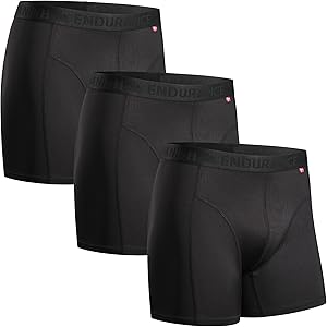 Danish Endurance Men's Sports Trunks 3-Pack Extra Long Ropa Interior de Hombres