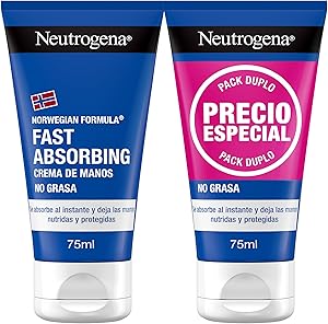 Neutrogena Fórmula Noruega Fast Absorbing Crema de manos No Grasa, crema manos