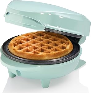 Bestron Mini gofrera, Gofrera para gofres de gofres pequeños, con