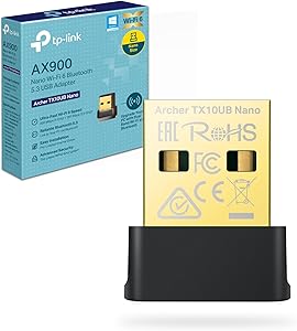 TP-Link Archer TX10UB Nano WiFi Buletooth Adaptador para PC, Wi-Fi 6 AX900 Dual