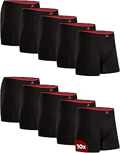 DANISH ENDURANCE Calzoncillos Hombre Boxer de Bambu, con o Sin Bragueta, Suaves