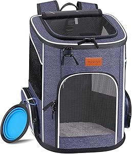 morpilot Mochila Transportín Perro, Mochila Transportín Gato Bien Ventilado con