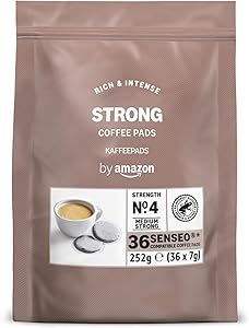 by Amazon Monodosis Intensas, Aptas para Cafeteras Senseo, 36 Unidades,