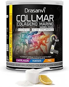 Drasanvi COLLMAR Colágeno Marino Hidrolizado con Ácido Hialurónico, Magnesio,