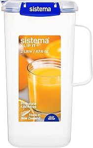 Sistema KLIP IT PLUS jarra para zumos | Jarra de plástico de 2 litros a prueba